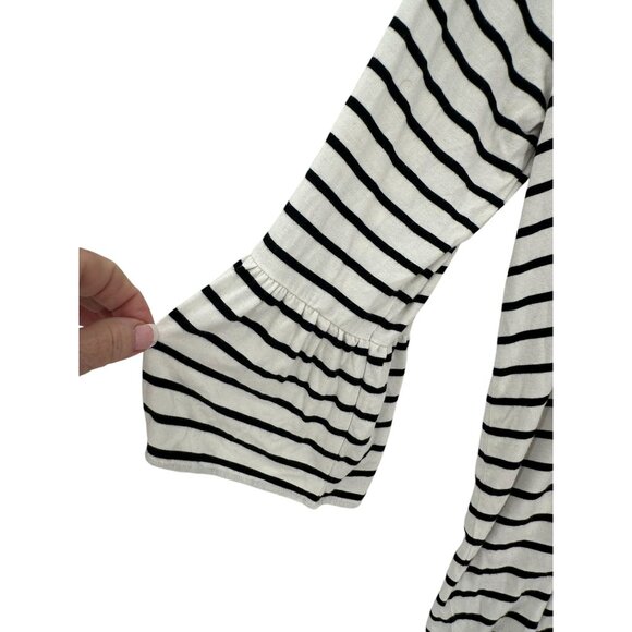 Calvin Klein‎ Shirt Top Blouse Size M Striped Corpcore Classiccore Preppy Retro - Picture 9 of 13